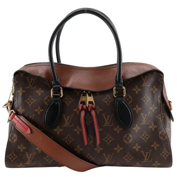 LOUIS VUITTON Tuileries Tote Handbag M41456 2WAYShoulder Brown Monogram ca - Picture 1 of 13